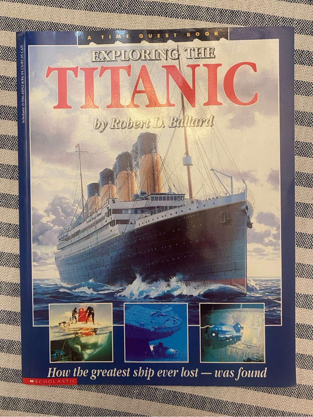 Exploring the Titanic by Robert Ballard Book 🚢